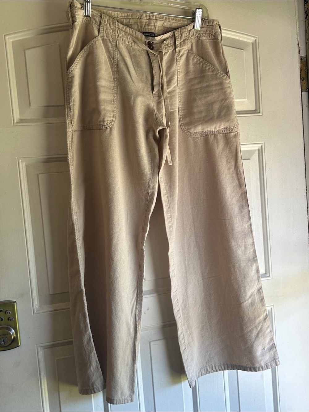 PATAGONIA ISLAND HEMP WIDE LEG DRAWSTRING PANTS SIZE 6